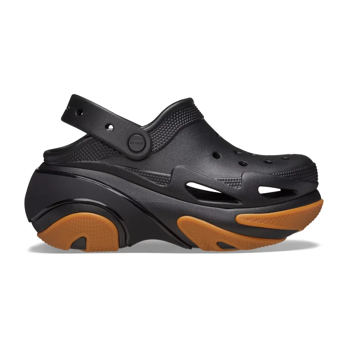 Crocs Bubble Crush Clog - Black:Gum4