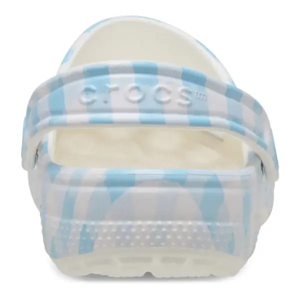 Crocs Kids’ Classic Gingham Clog - White:Blue5