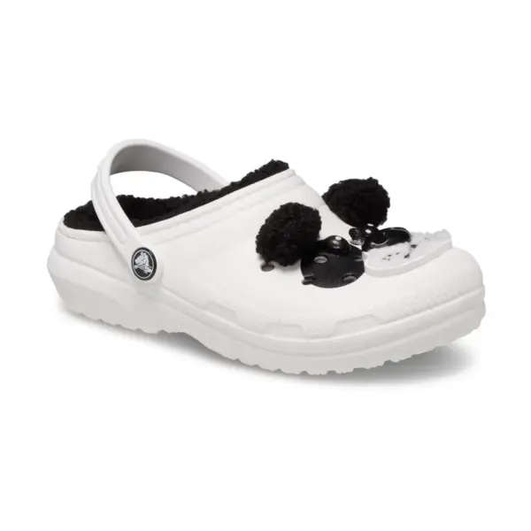 Crocs Kids’ Classic Lined I AM Panda Bear Clog4