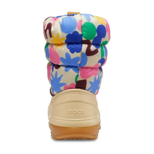 Crocs Kids Classic NeoPuff Geo Shapes Boot6