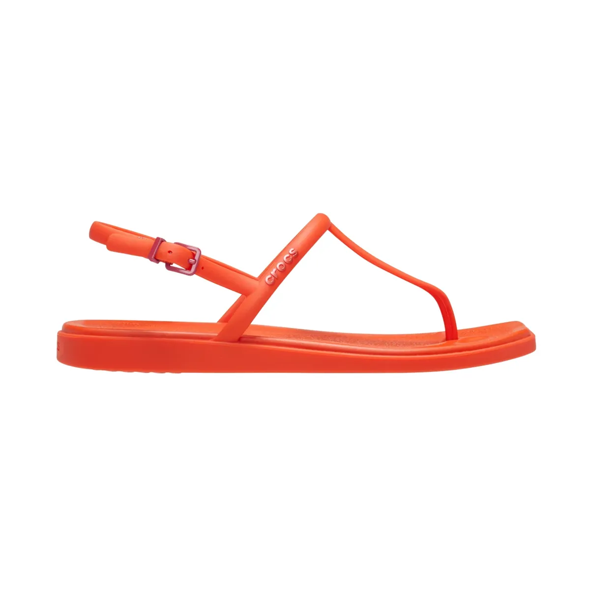 Crocs Womens Miami Thong Flip - Lava4
