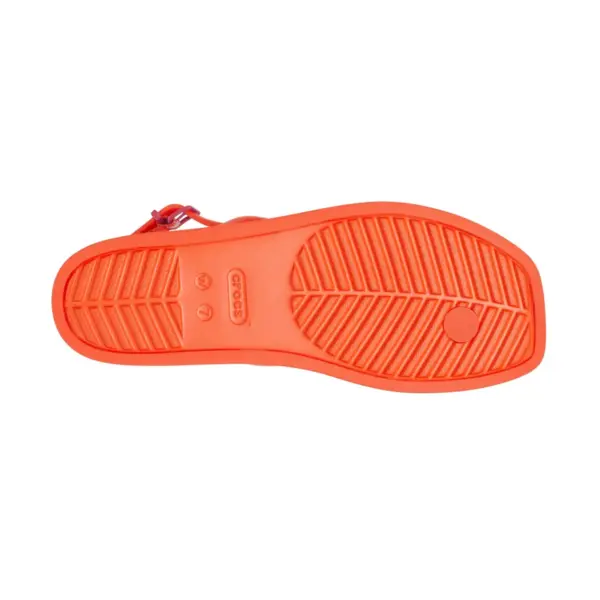 Crocs Womens Miami Thong Flip - Lava6
