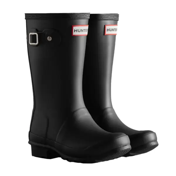 Hunter Original Big Kids Wellington Boots - Black3