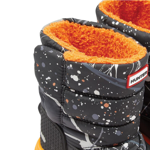 Hunter Original Kids Snow Boots - Molecular Splash Black4