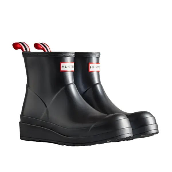 Hunter Original Play Short Boots Nebula – Black1