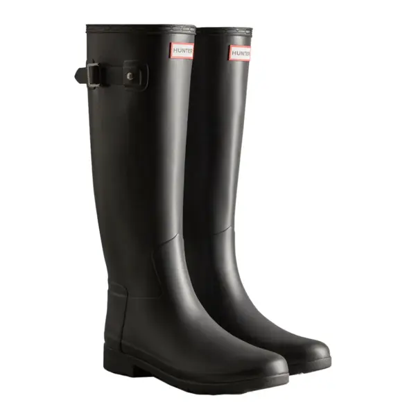 Hunter Original Refined Tall Rain Boot – Black1