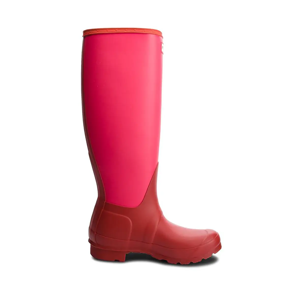 Hunter Original Tall Colourblock - Military Red6