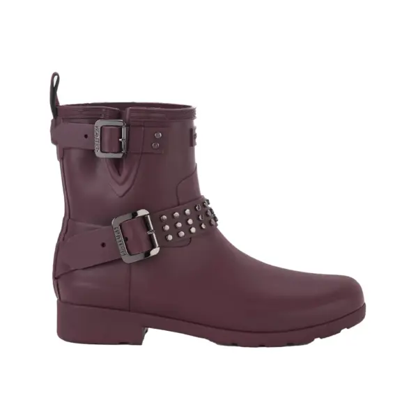 Hunter Refined Stud Biker Boot – Oxblood4