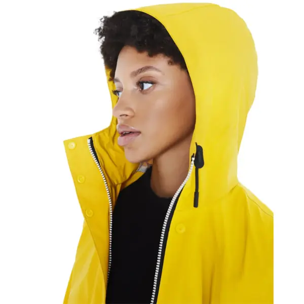 Hunter Women’s Original Lightweight Rubberised Jacket - Yellow1