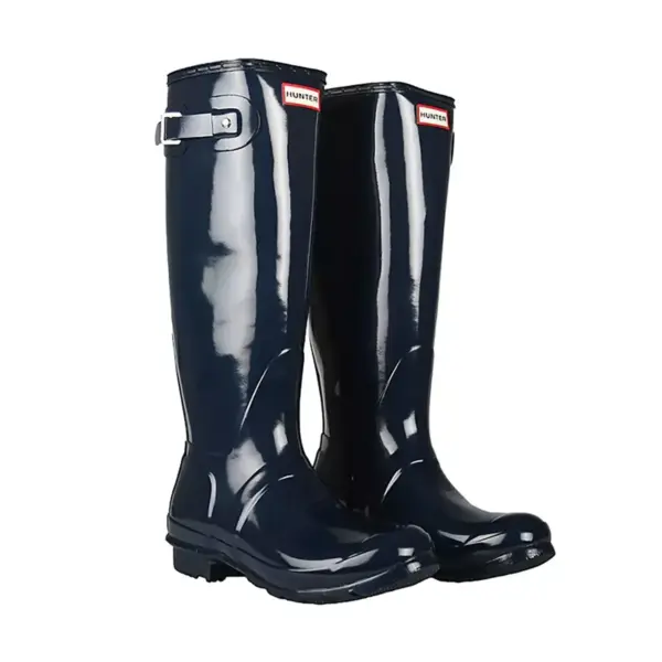 Hunter Women’s Original Tall Gloss Rain Boot - Navy4