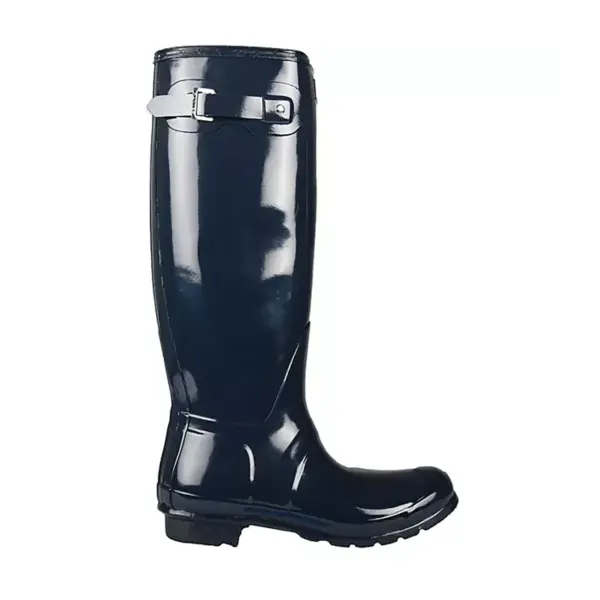 Hunter Women’s Original Tall Gloss Rain Boot - Navy5