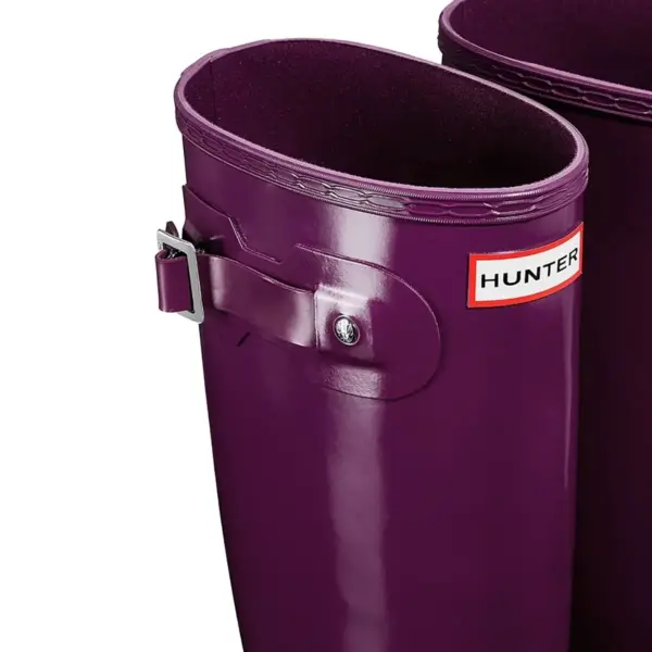 Hunter Women’s Original Tall Gloss Rain Boot - Violet3