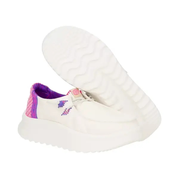 Wendy Peak Chambray Woven WHITE:PINK2