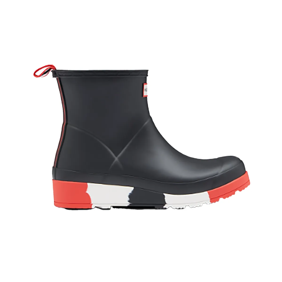 Hunter Womens Play Short Stripe Sole Wellington Boots – Black4