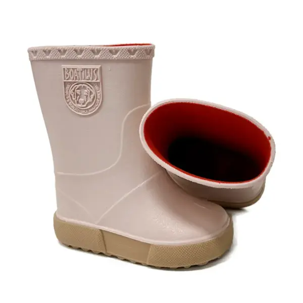 Boatilus gumene čizme za decu - Old pink:Beige3