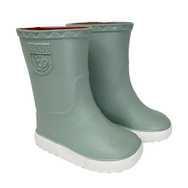 Boatilus gumene čizme za decu - Pastel green:White5