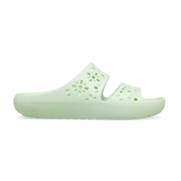 Crocs Classic Floral Cutout Sandal - Jade Tint5