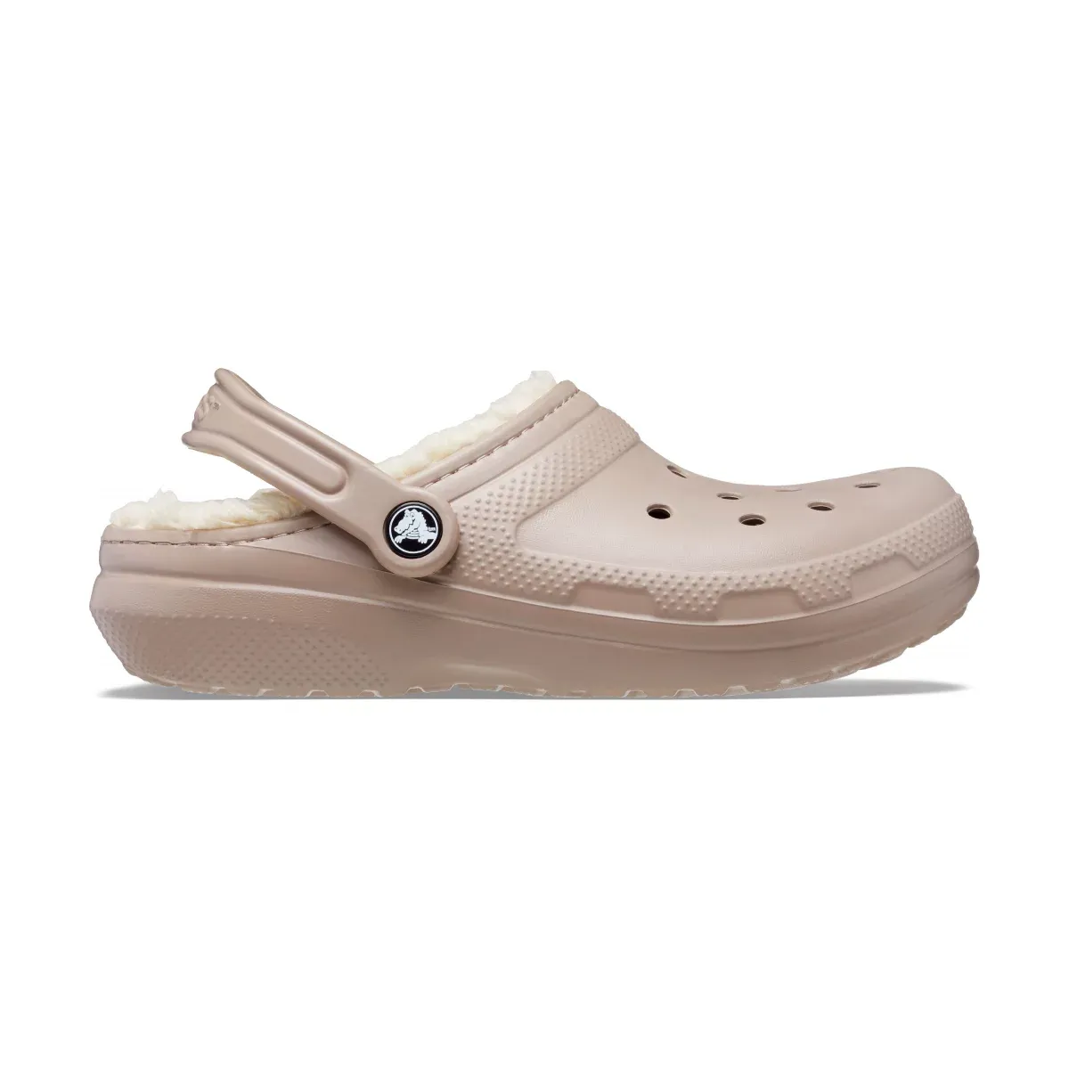 Crocs Classic Lined Clog - Mushroom/Bone