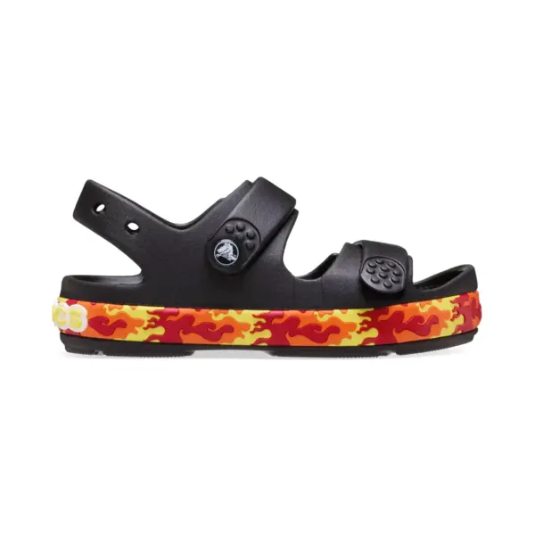 Crocs Kids’ Crocband™ Cruiser Flames Sandal - Black6