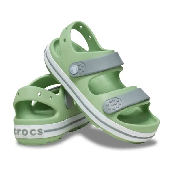 Crocs Kids Crocband™ Cruiser Sandal - Fair Green : Dusty Green5