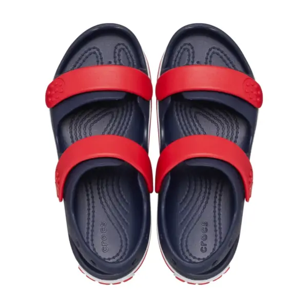 Crocs Kids Crocband™ Cruiser Sandal - Navy : Varsity Red4
