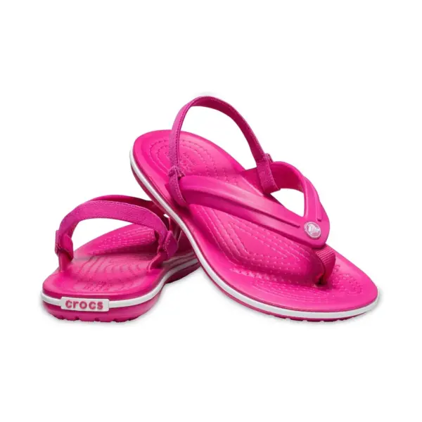 Crocs Kids Crocband™ Strap Flip - Candy Pink4