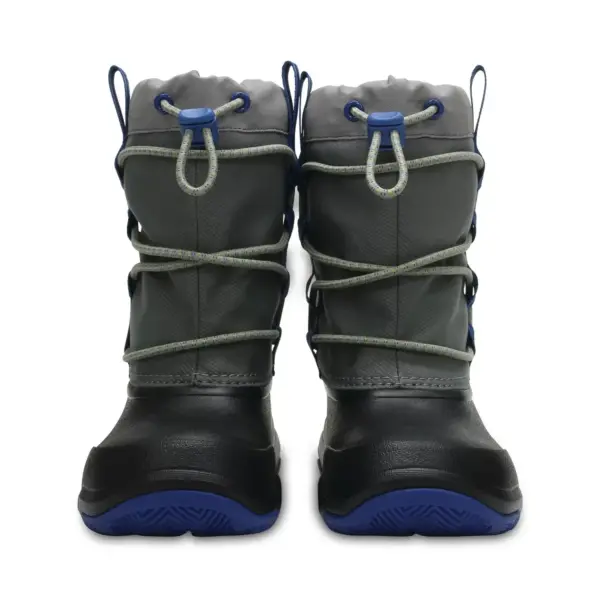 Crocs Swiftwater Waterproof Boot K - black:blue jean4