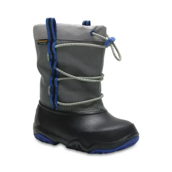 Crocs Swiftwater Waterproof Boot K - black:blue jean5