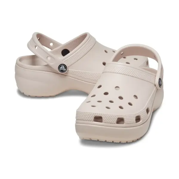 Crocs Womens Classic Platform Clog - Quartz5