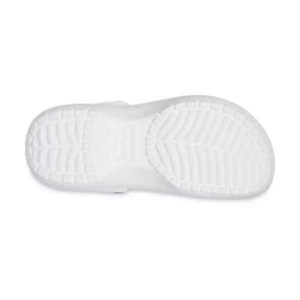 Crocs Womens Classic Platform Clog - White3