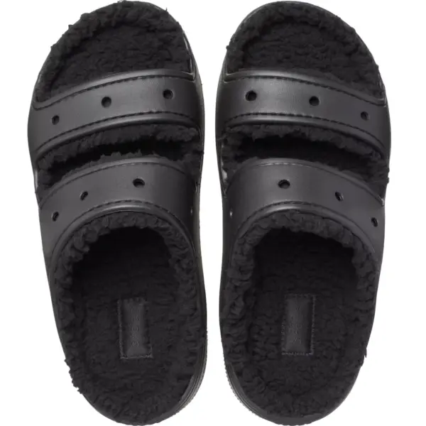 Crocs Classic Cozzzy Sandal - Black : Black4