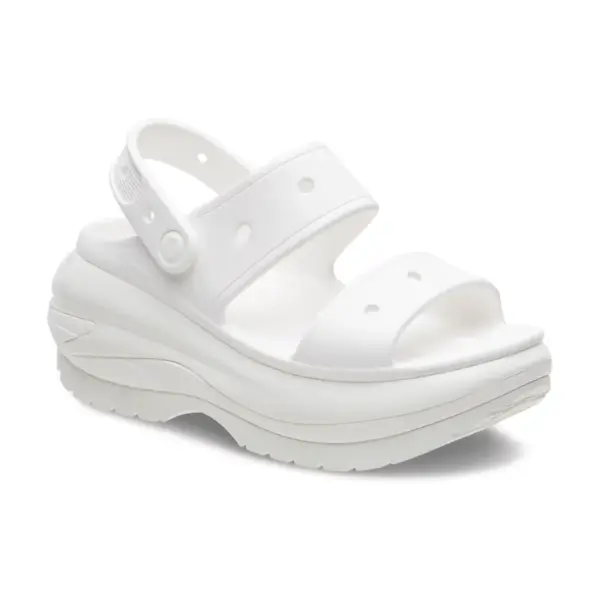 Crocs Classic Mega Crush Sandal - WHITE6
