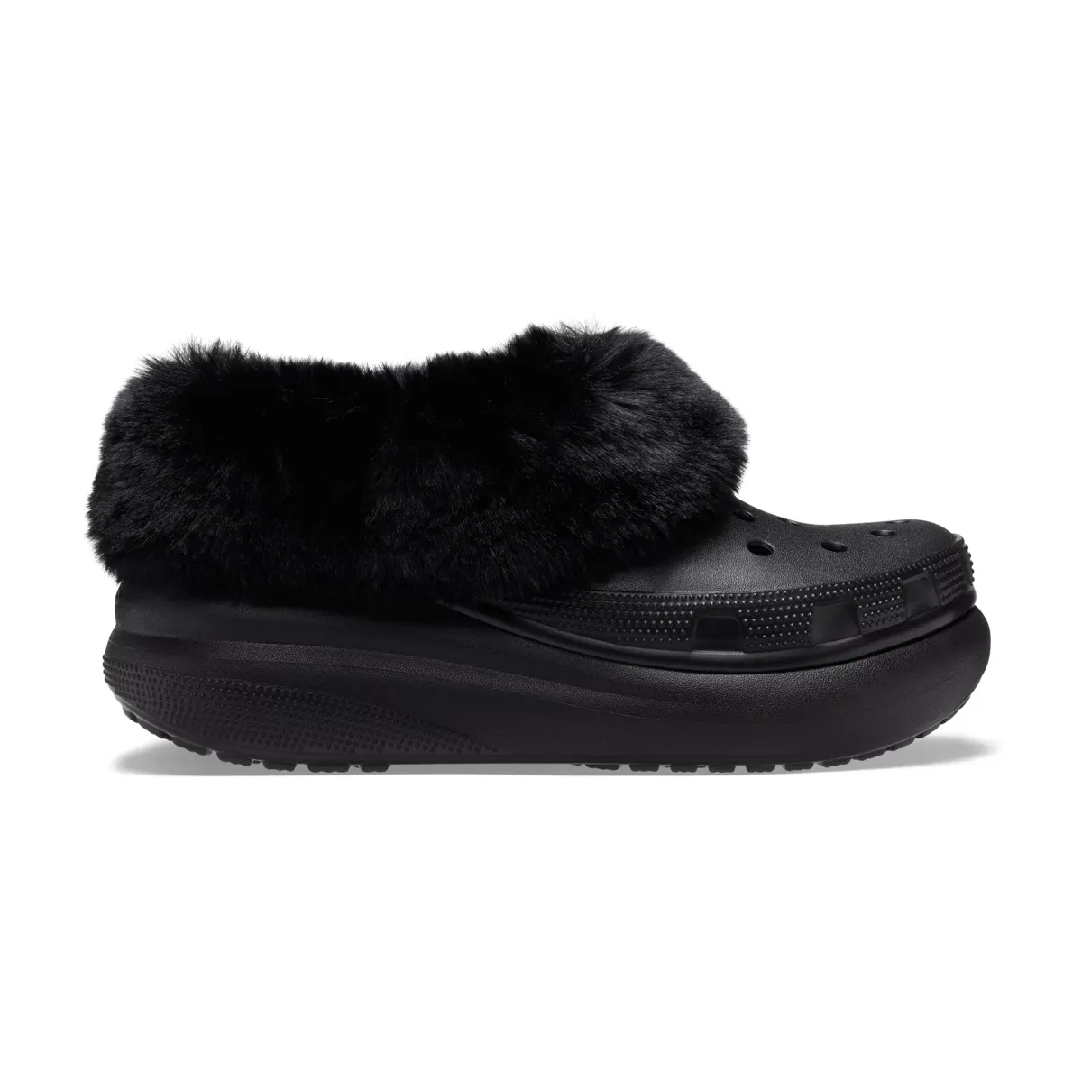 Crocs Furever Crush Shoe - BLACK