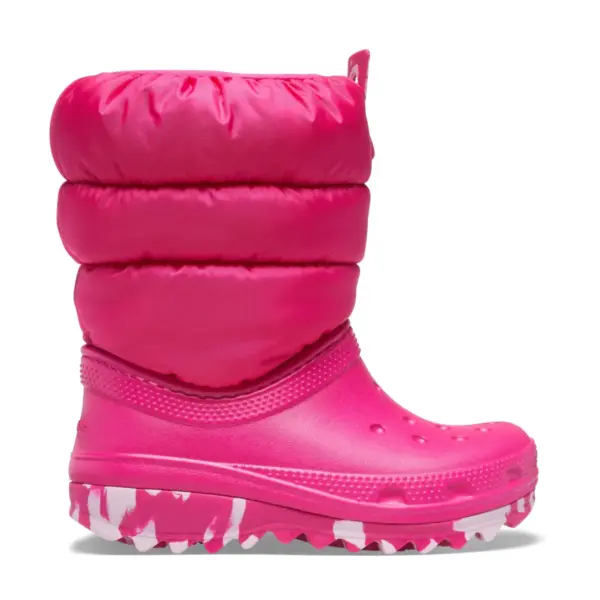 Crocs Kids Classic Neo Puff Boot - Candy Pink1