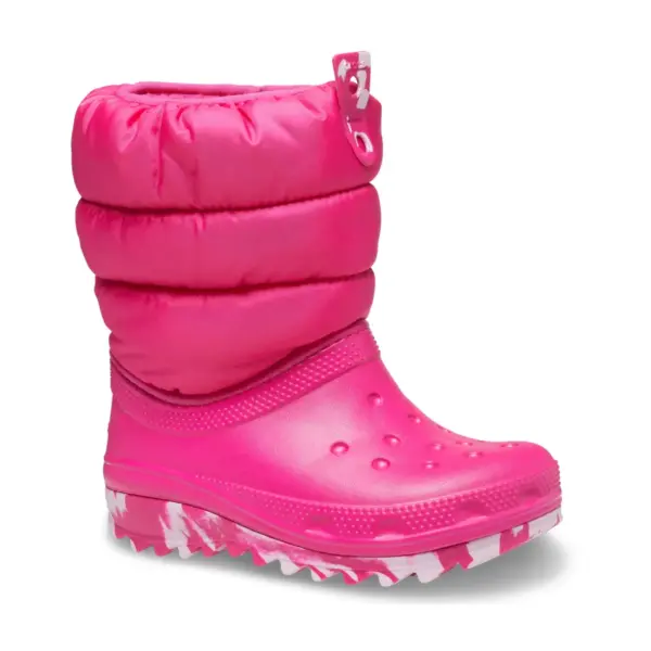 Crocs Kids Classic Neo Puff Boot - Candy Pink6