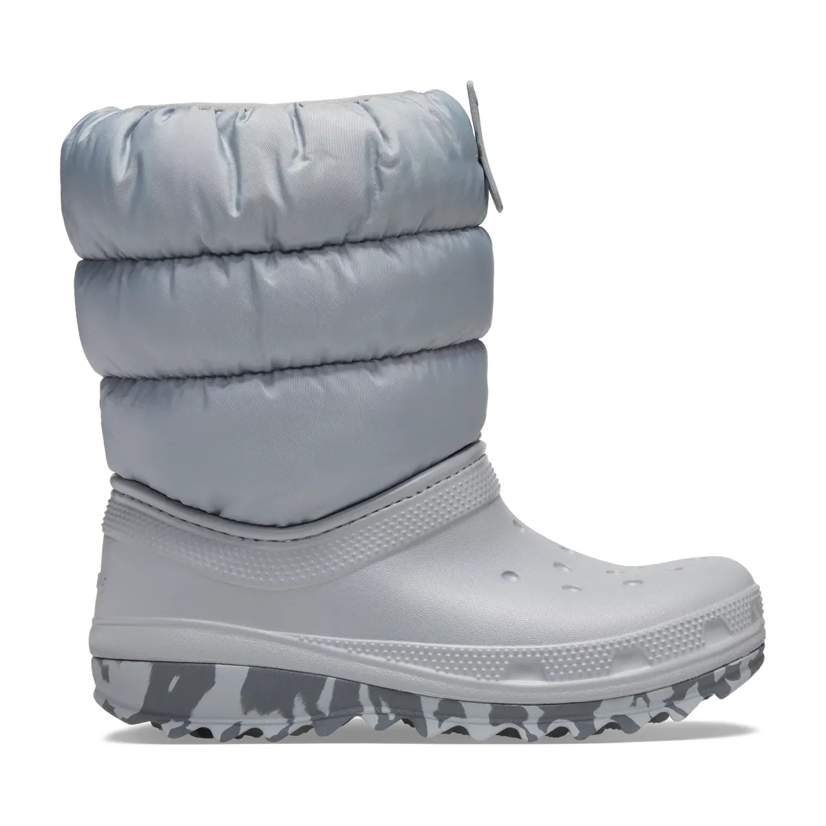 Crocs Kids Classic Neo Puff Boot - Light Grey