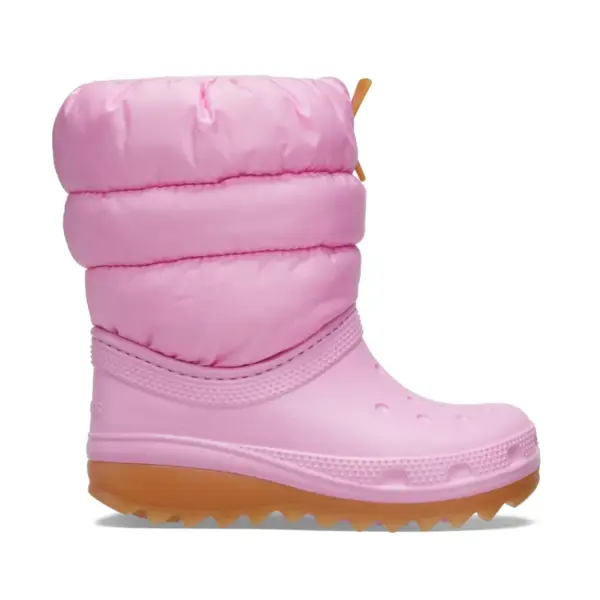 Crocs Kids Classic Neo Puff Boot - PINK TWEED:GUM1