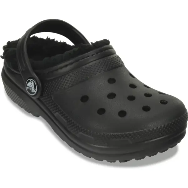 Crocs Kids Lined Classic Clog - Black:Black6