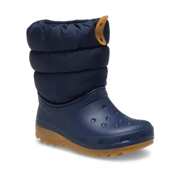 Crocs Toddler Classic Neo Puff Boot - NAVY:GUM2