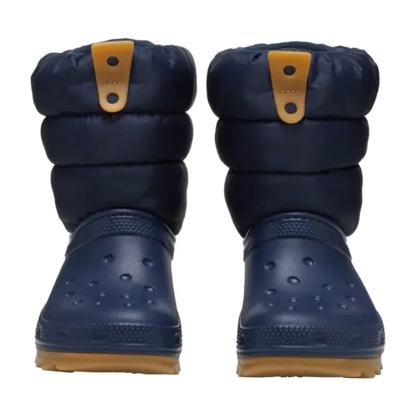 Crocs Toddler Classic Neo Puff Boot - NAVY:GUM4